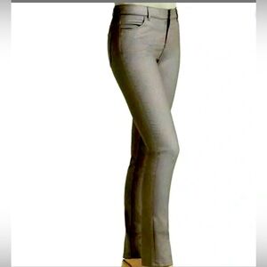 Lafayette 148 silver metallic pant size 4